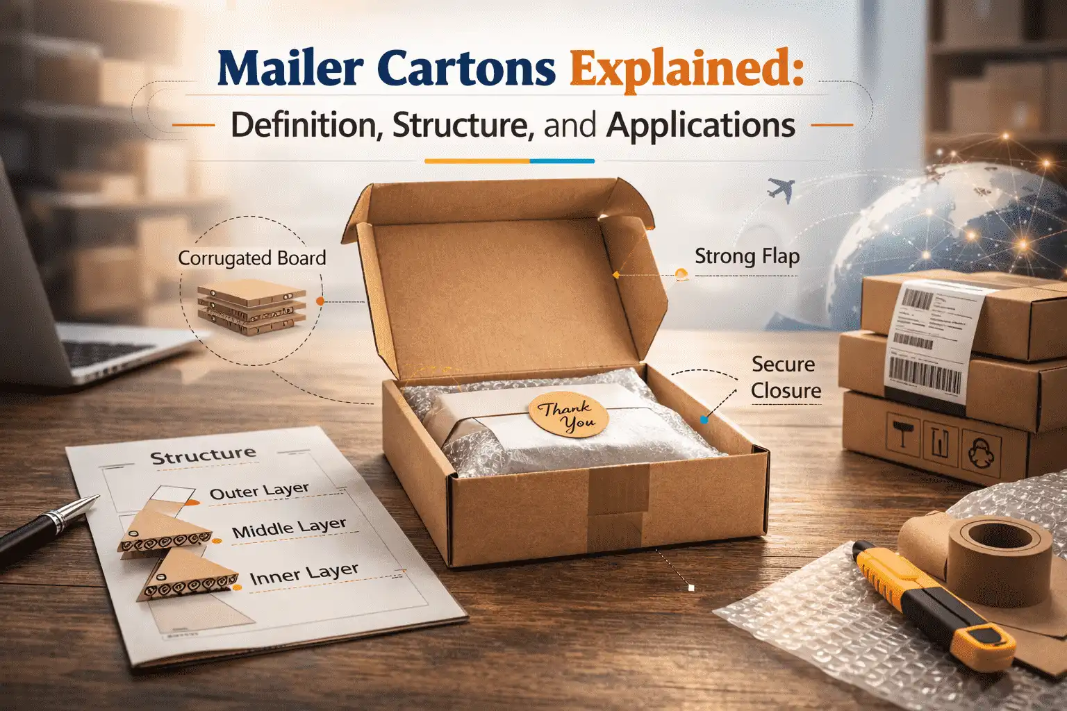 Mailer Cartons Explained: Definition, Structure, and Applications